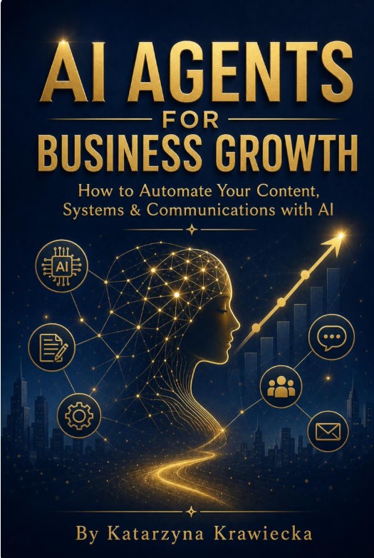 Cover of AI Agents for Business Growth by Katarzyna Krawiecka